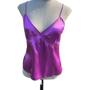 Esprit Purple Satin Tank Top